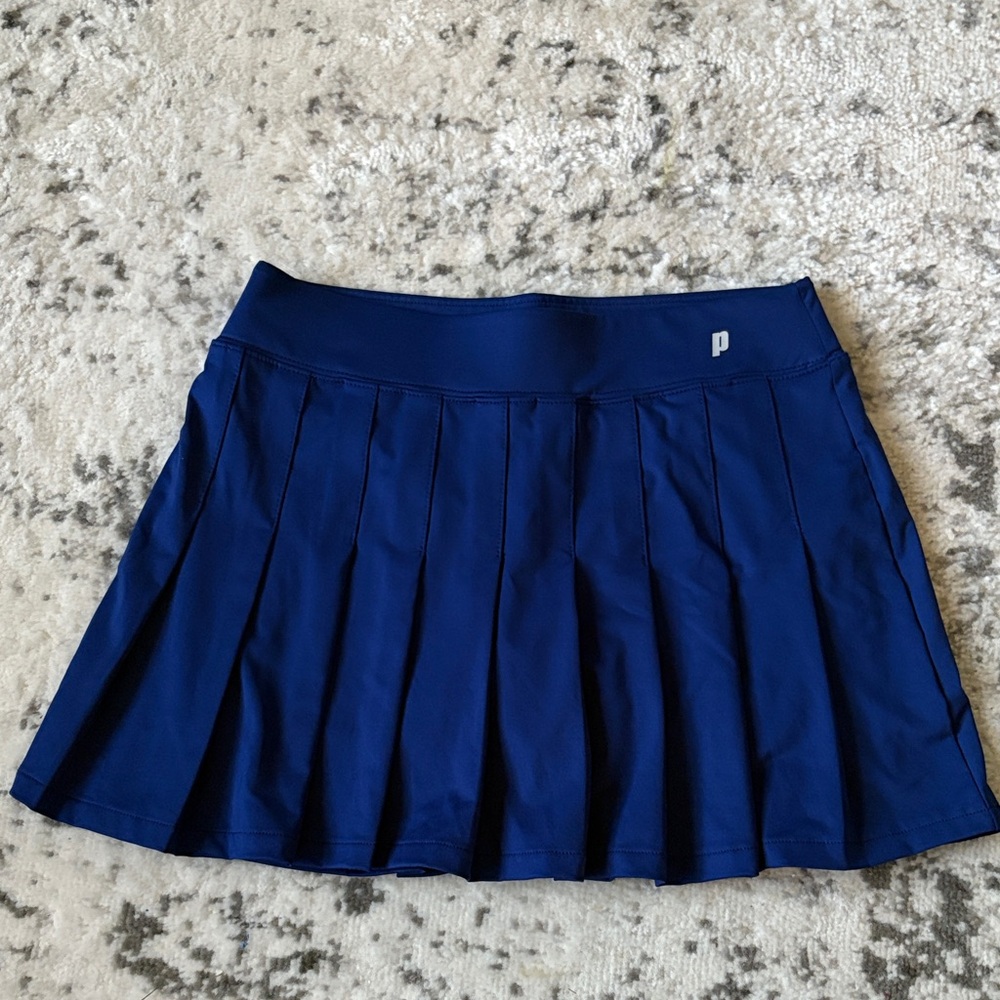 Prince Pleated Navy Blue Tennis Skirt